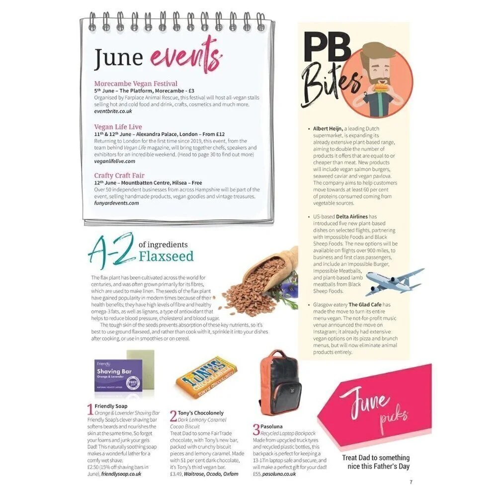 Plantbased Magazine from UK Retired Back Issue 53 Vegan Life Style June 2022